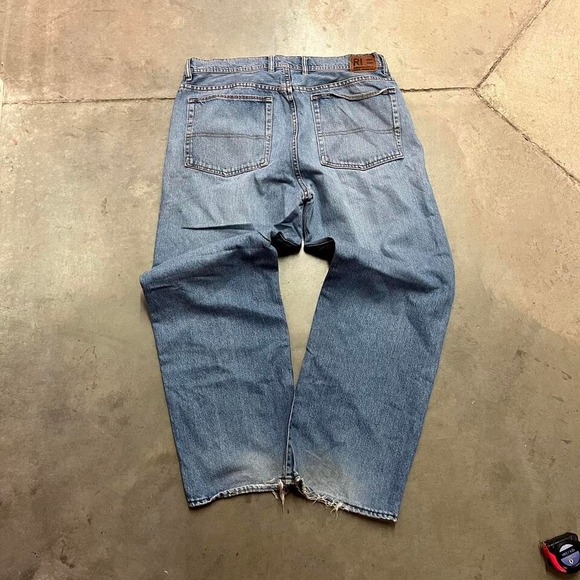 Y2K baggy‎ Polo ralph lauren relaxed jeans size 36x30 - Picture 1 of 5